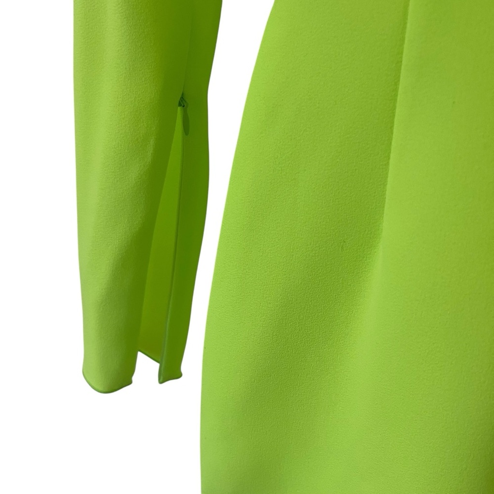 Alex Perry Dale Stretch Crepe Corset Potrait Dress in Lime sz 8 UK 4 US - Picture 7 of 8